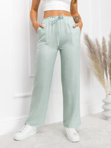 Women’s Wide Leg Pants Green Bolf W7966