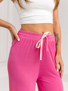 Women’s Wide Leg Pants Pink Bolf W7956