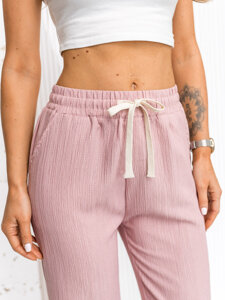 Women’s Wide Leg Pants Pink Bolf W7960