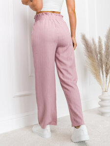 Women’s Wide Leg Pants Pink Bolf W7961