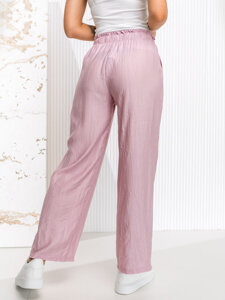 Women’s Wide Leg Pants Pink Bolf W7970