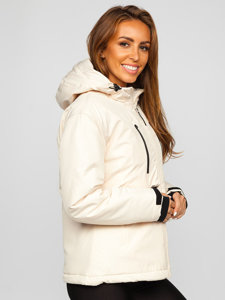 Women's Winer Down Jacket Beige Bolf HH012A