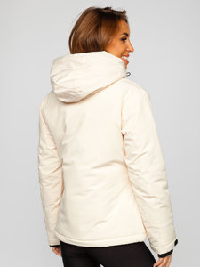 Women's Winer Down Jacket Beige Bolf HH012A