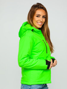 Women's Winer Down Jacket Green-Neon Bolf HH012A