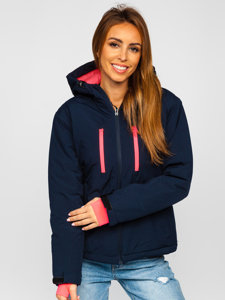 Women's Winer Down Jacket Navy Blue Bolf HH012A