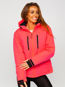 Women's Winer Down Jacket Pink-Neon Bolf HH012A