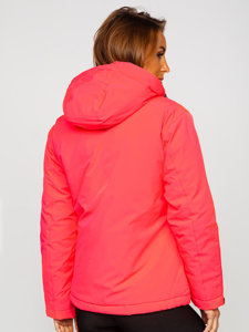 Women's Winer Down Jacket Pink-Neon Bolf HH012A