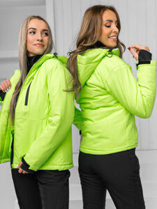 Women's Winter Jacket Green-Neon Bolf HH012B