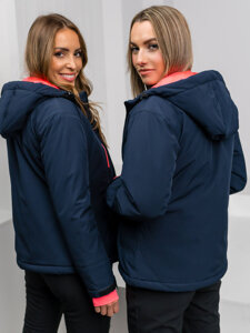 Women's Winter Jacket Navy Blue Bolf HH012B