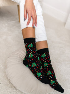 Women's X-mas Socks Multicolour Bolf MCHD1-4P 4 PACK