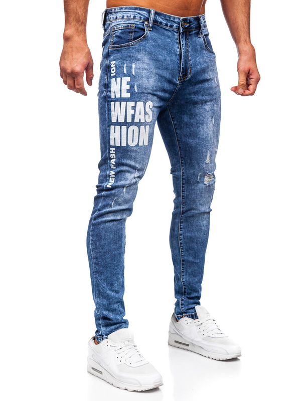 Men's Jeans Slim Fit Blue Bolf TF292